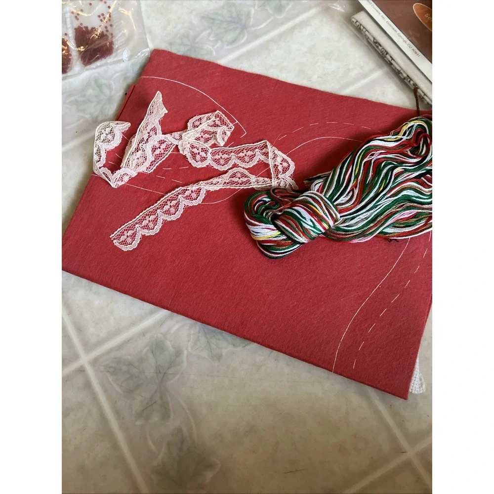 Bucilla Christmas Heirloom Stocking Santa & Friends Cross‎ Stitch Kit #82143